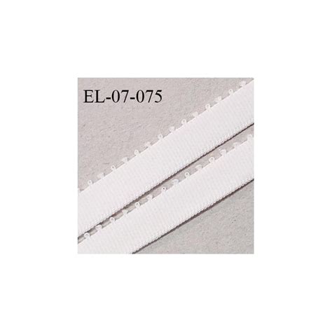 Elastique 7 mm bretelle et lingerie couleur lys largeur 7 mm haut de gamme Fabriqué en France