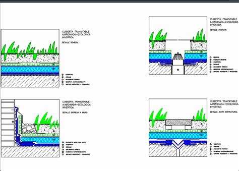 Detalle De Losa Vegetal En Autocad Descargar Cad Kb Bibliocad