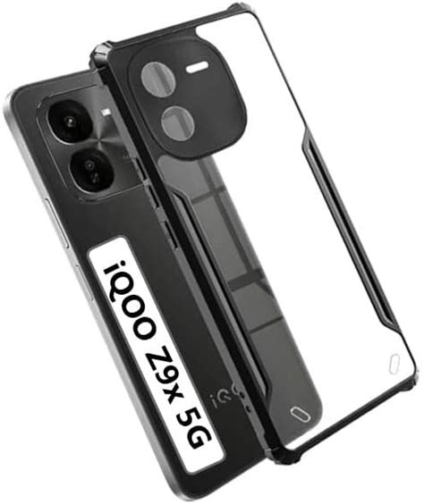 Coberta Polycarbonate Back Cover For Iqoo Z X G Back Cover Case Black