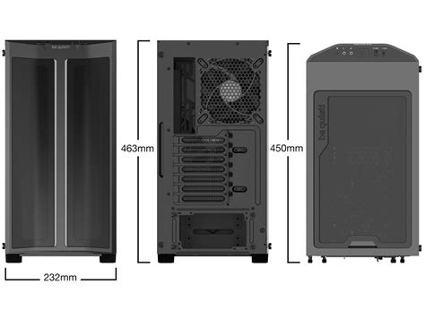 Be Quiet! Pure Base 500DX Mid Tower Case - Black - BGW37 | CCL