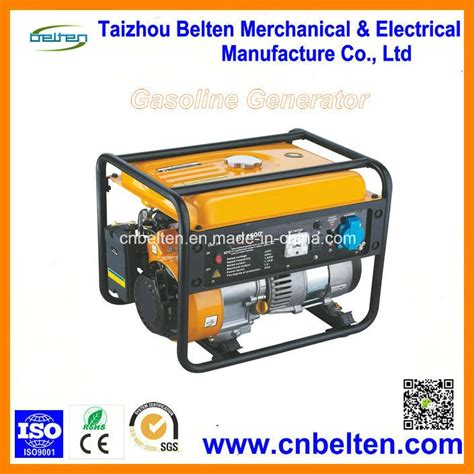 Potere 1kw 5kw Gasoline Generator With CE Certificate China Generator