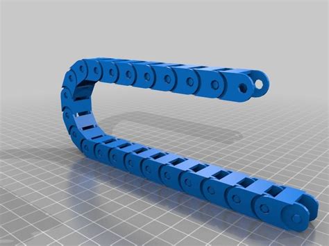 Fully Parametric Cable Chain By Zerginator 3d Printing Diy Useful 3d