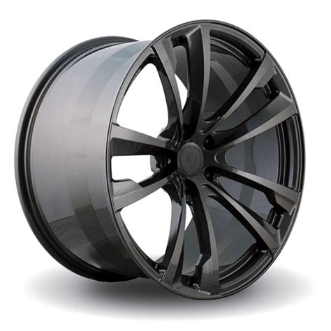 Диски R19 5x120 25.0 8.5J h 72.6 F-681 GLOSS-GRAPHITE Vissol Forged ...