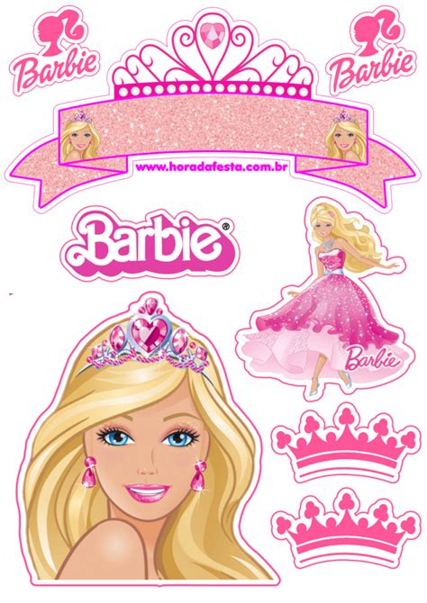 Festa Pronta 10 Lindos Topos De Bolo Tema Barbie Para Deixar Seu