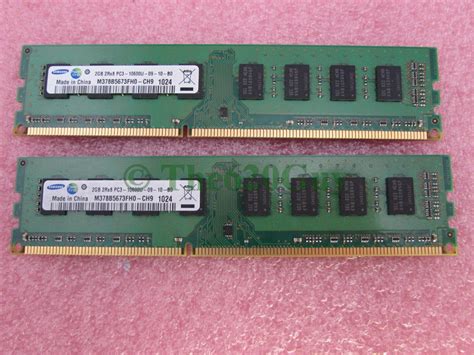 Samsung M378T5663QZ3-CF7 8GB 4 x 2GB PC2-6400U DDR2 800 Double Sided ...