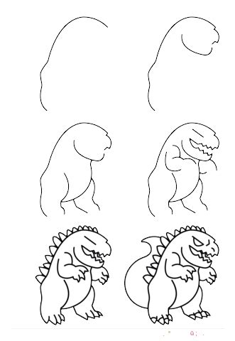 Id Es De Dessin Godzilla Comment Dessiner Godzilla