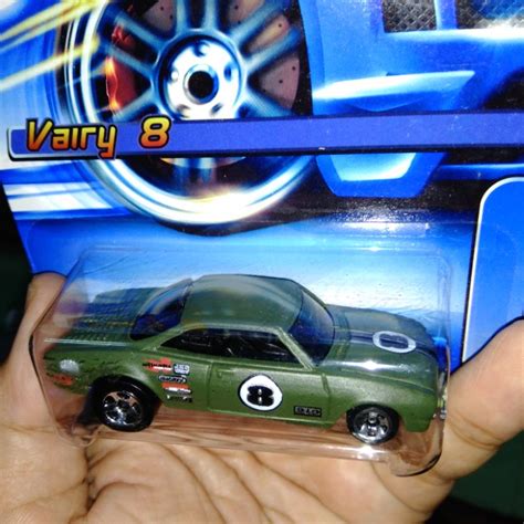 Jual RARE Base Besi Vairy 8 Green Army Latte Blue Card Mattel Hw Hot Wheels Hotwheels Jadul