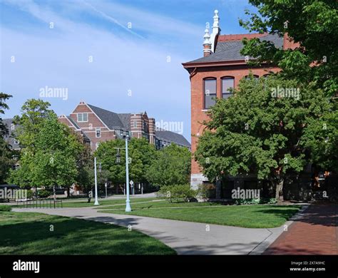 Historic 19th century Building on Campus of Michigan State University ...