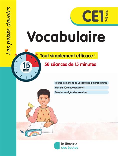 Les Petits Devoirs Vocabulaire Ce La Librairie Des Ecoles