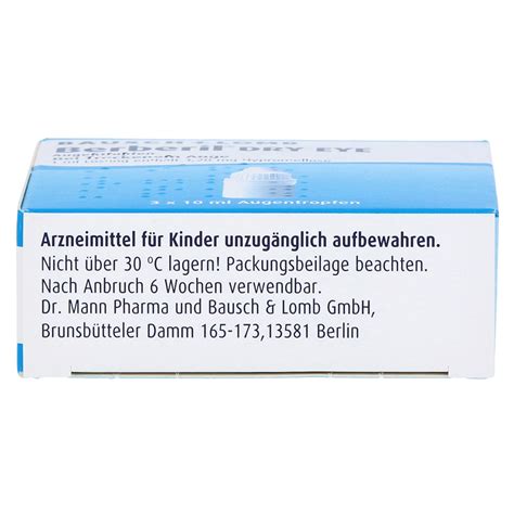 Berberil Dry Eye Augentropfen 3x10 Milliliter N3 Medpex