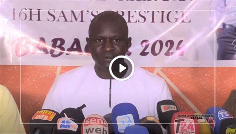 Video Babacar Diop Accepte La Main Tendue Du Président Macky Sall