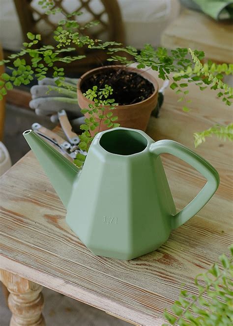 Купить лейку для цветов 2л Doppio Smooth Green Xala – Consta Garden ...