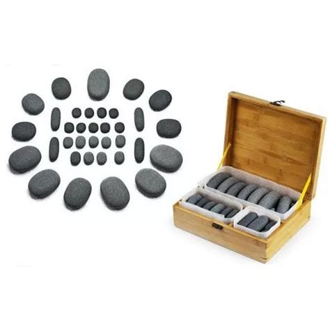 Hot Stone Set Reflexzonenmassage Mit Hot Stones