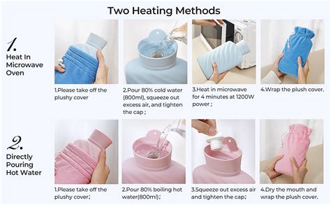 Amazon Liter Microwavable Hot Water Bottle With Cover Aodistuce