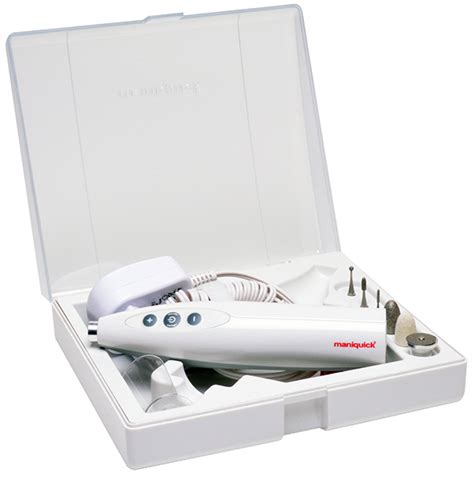 Maniquick Deluxe manicure og pedicure sæt med kraftig 30 Volts motor