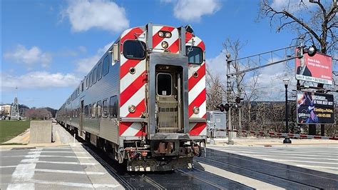 Metra Cab Car East At Elgin Illinois With Mp On April