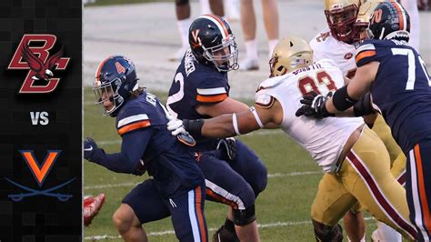 Boston College Vs Virginia Football Highlights 2020 Youtube