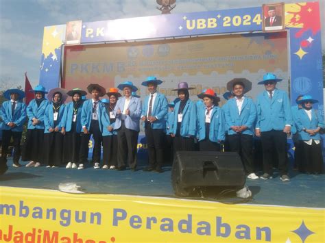 Ini Pesan Rektor Bagi 2 298 Mahasiswa Baru Di Pembukaan Pkkmb Ubb 2024