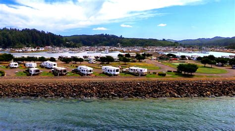 Winchester Bay RV Resort at Salmon Harbor Marina • Oregon Coast