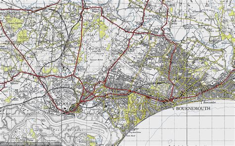 Historic Ordnance Survey Map Of Newtown 1940