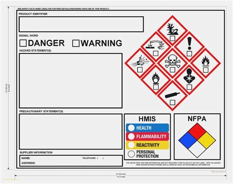 Osha Ghs Label Template Hmis Label – Top Label Maker – Hmis Label with Ghs Label Template – 10 ...