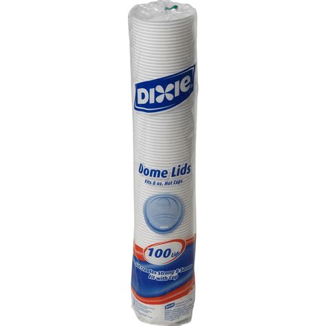 Dixie Small Hot Cup Lids By Gp Pro Dome Plastic Pack One Point Inc