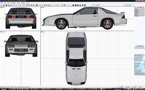 Camaro Blueprints For 3d Modeling