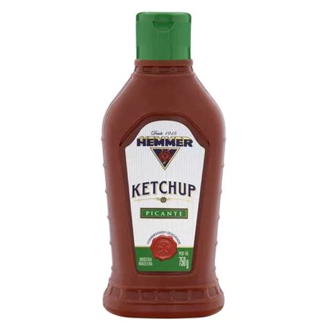 Ketchup Picante Hemmer Squeeze 750g MercadoLivre