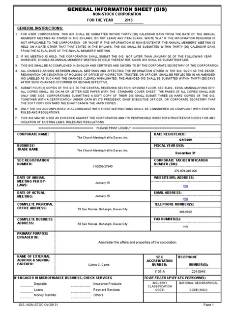 Gisnon Stock Sec Form Securities Finance Legal Personality