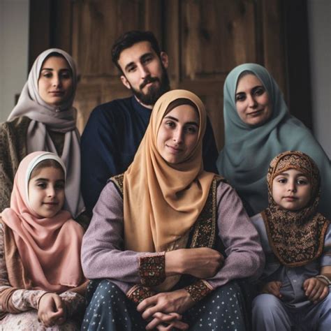 a group of people sitting next to each other in front of a wooden door ...