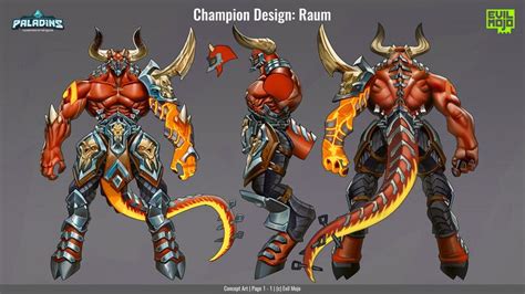 Artstation Paladins Champion Raum Concept Art Thunder Brush In 2021 Paladins Champions