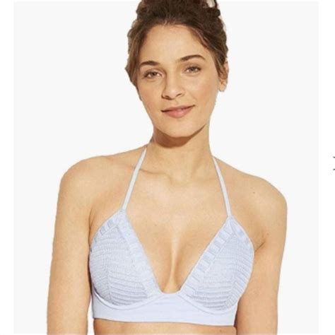 Shade Shore Swim Shade Shore Womens Tropics Lightly Lined Crochet Triangle Bikini Top
