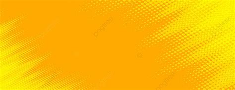 Bright Yellow Banner With Halftone Effect Background Abstract Banner