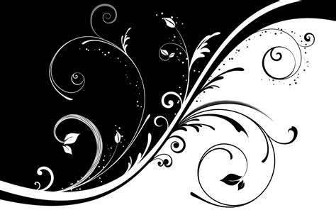 Black Design Png Simple Black And White Abstract Clip Art Library