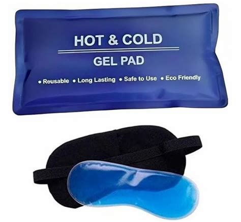 Black Plastic HOT COLD GEL EYES MASK At Rs Piece In Surat ID