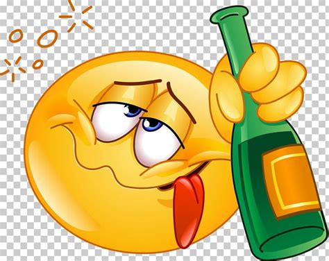 Emoticon Smiley Alcohol Intoxication Png Clipart Alcohol Drink