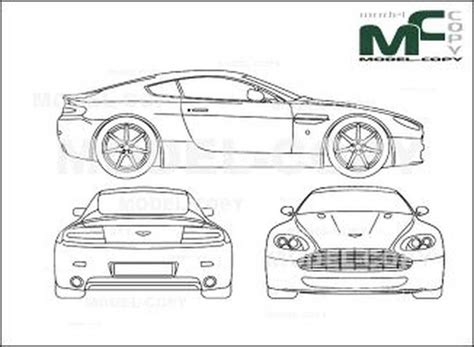 aston martin  vantage   zeichnung  model copy
