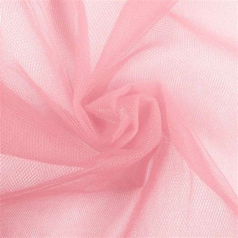 Tule PA 100 Poliamida 1 20m Largura Rosa Claro Net Fabric