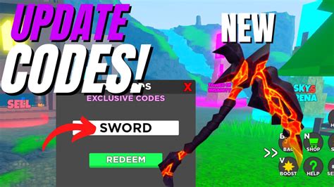 NEW UPDATE SWORD CODES FORGE RPG CHAMPIONS ROBLOX YouTube