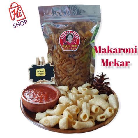 Jual Kerupuk Mentah Krupuk Kering Makaroni Goreng Makaroni Mekar