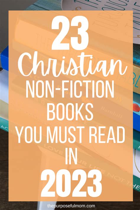 Books Stacked On Top Of Each Other With The Text 23 Christian Non