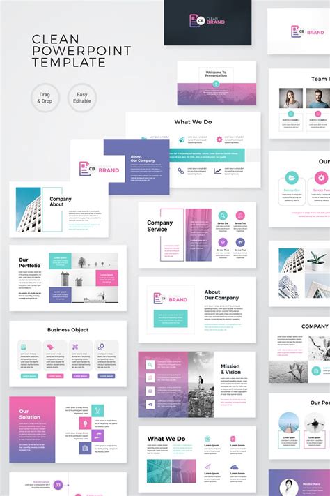 Creative Business PowerPoint template - TemplateMonster | Powerpoint ...