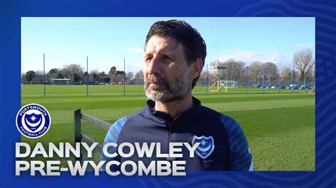 Danny Cowley Pre Match Pompey Vs Wycombe Wanderers Youtube