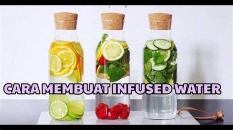 CARA MEMBUAT INFUSED WATER JAHE LEMON DAN MENTIMUN YouTube