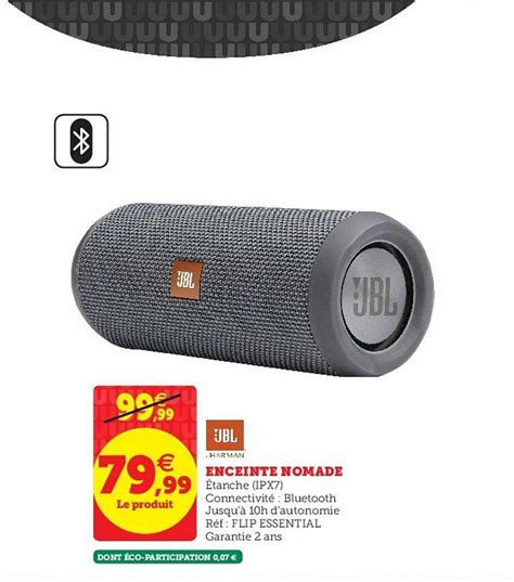 Promo Enceinte Nomade Jbl Chez Hyper U ICatalogue Fr