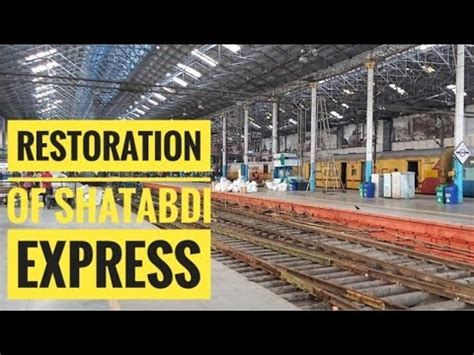 Indianrailways Southernrailways Train Restoration Of Shatabdi