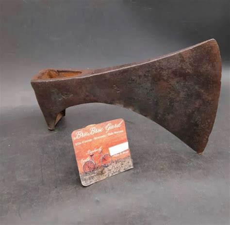 OUTIL ANCIEN GRANDE Hache TALABOT old iron axe 19e Bûcheron Old Tool