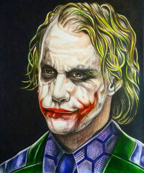 Joker Colored Pencil Drawing by komodokid45 on DeviantArt