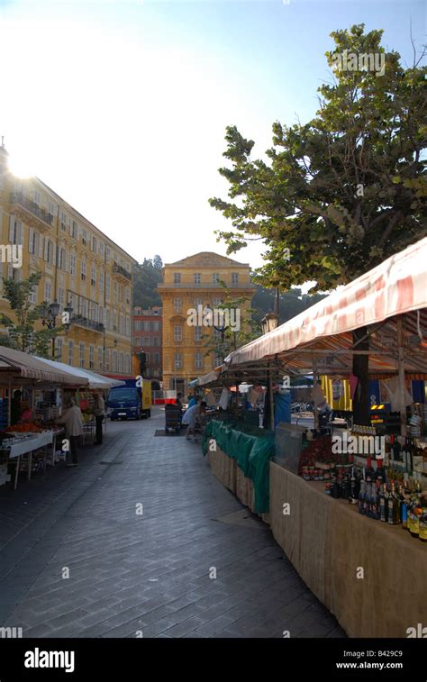 The Market On The Cours Saleya In The Old Town Vieux Nice Nice Cote D