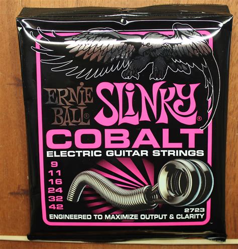 Ernie Ball Slinky Cobalt 9 42 Electric Guitar Strings Set Reverb